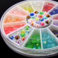 factory price 3mm 12 colors jelly color diamond nail art decoration